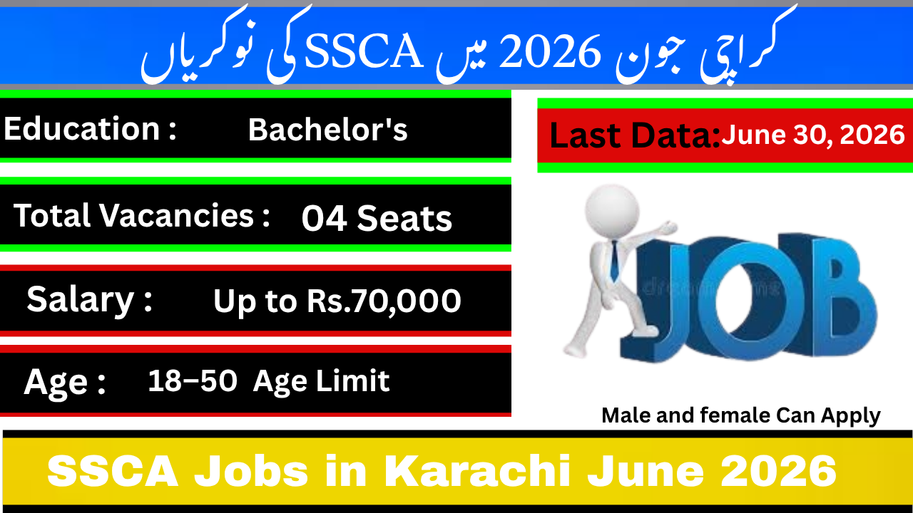 Sindh Safe Cities Authority SSCA Jobs in Karachi June 2026