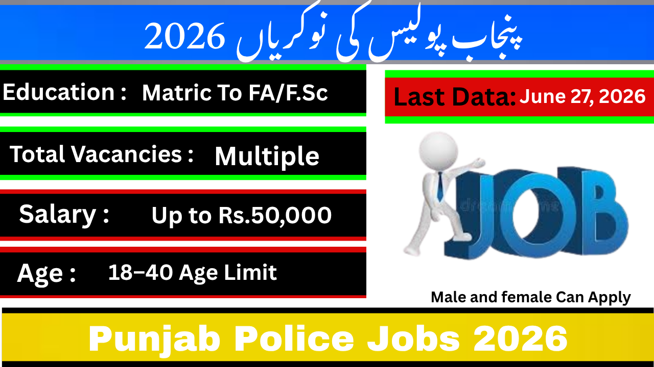 Punjab Police Jobs 2026
