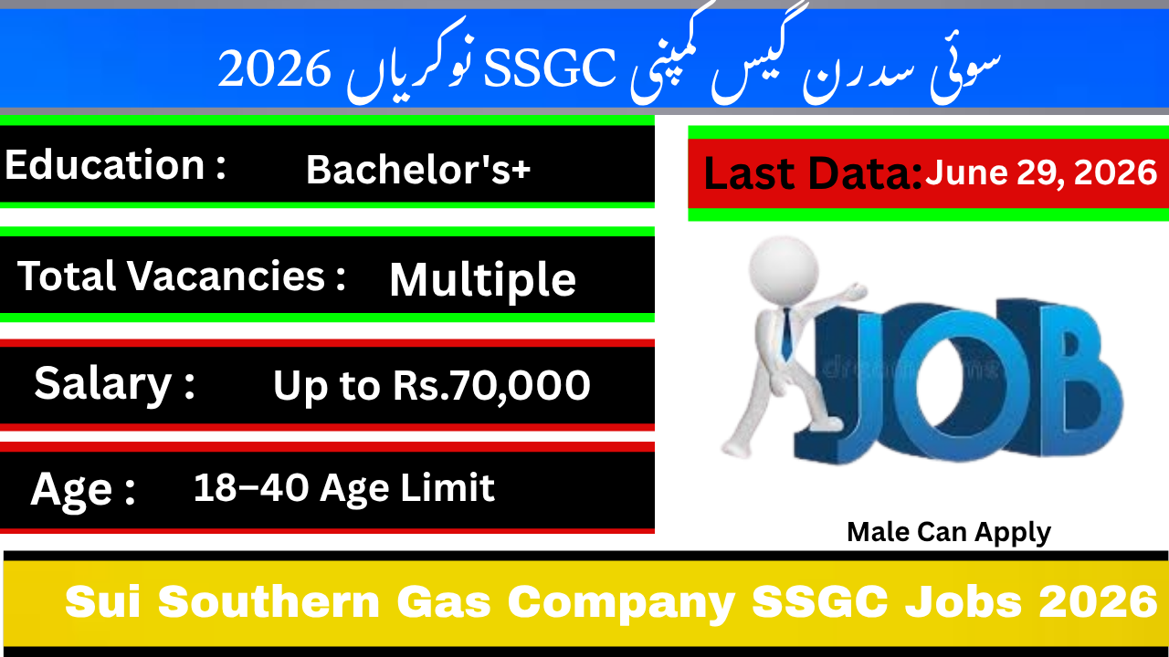Sui Southern Gas Company SSGC Jobs 2026